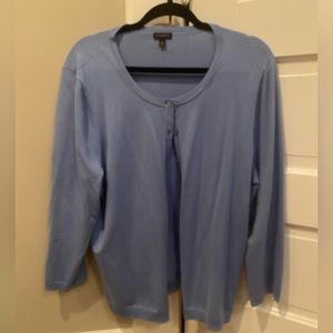 Talbots spring blue cardigan size XL